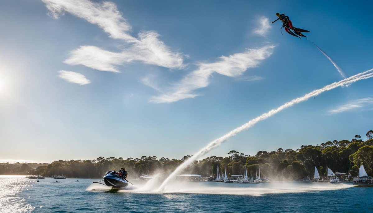 Water Jetpack at Sydney International Regatta Centre